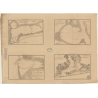 Reproduction carte marine ancienne Shom - 358 - SAN BERNARDO (Baie), MATAGORDA (Baie) - Atlantique,MEXIQUE (Golfe) - (18