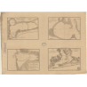 Reproduction carte marine ancienne - 358 - SAN BERNARDO (Baie), MATAGORDA (Baie) - ATLANTIQUE, MEXIQUE (Golfe) - (1830 - ?)