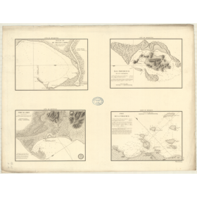 Reproduction carte marine ancienne - 359 - MOSQUITOS, GRACIAS A DIOS (Anse) - ATLANTIQUE, ANTILLES (Mer) - (1830 - ?)