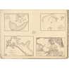 Reproduction carte marine ancienne Shom - 361 - CAMPECHE (Banc), ALACRAN (Port) - Atlantique,MEXIQUE (Golfe) - (1830 - ?