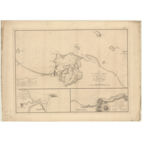 Reproduction carte marine ancienne Shom - 365 - LA GUAIRA (Port), GUAYRA (Mouillage), TERRE FERME - VENEZUELA - ATLANTIQ