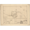 Reproduction carte marine ancienne - 365 - LA GUAIRA (Port), GUAYRA (Mouillage), TERRE FERME - VENEZUELA - ATLANTIQUE, ANTILLES
