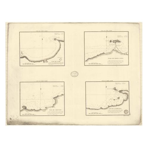 Reproduction carte marine ancienne - 367 - UNARE (Anse), TERRE FERME - VENEZUELA - ATLANTIQUE, ANTILLES (Mer), AMERIQUE DU SUD ( Reproduction carte marine ancienne - 367 - UNARE (Anse), TERRE FERME - VENEZUELA - ATLANTIQUE, ANTILLES (Mer), AMERIQUE DU SUD (