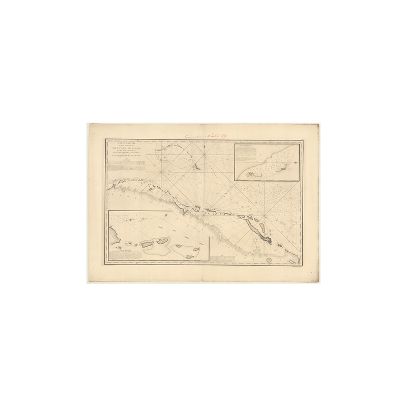 Carte marine ancienne - 369 - BAHAMA (Canal) - Atlantique - (1801 - 1837)