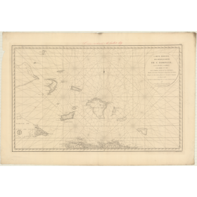 Carte marine ancienne - 373 - SAINT-DOMINGUE - Atlantique, ANTILLES (Mer) - (1787 - 1837)