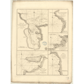 Reproduction carte marine ancienne - 374 - ACUL (Baie) - SAINT-DOMINGUE - ATLANTIQUE, ANTILLES (Mer) - (1787 - 1890)