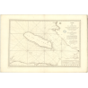 Carte marine ancienne - 376 - GONAVE (île) - Atlantique, ANTILLES (Mer) - (1788 - 1887)