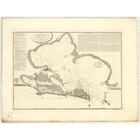 Reproduction carte marine ancienne - 377 - SAINT-JUAN-DE-PORTO-RICO (Port) - PORTO RICO - ATLANTIQUE, ANTILLES (Mer) - (1801 - 1