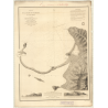 Reproduction carte marine ancienne Shom - 378 - SAINT-MARTIN (île), MARIGOT (Rade) - Atlantique,ANTILLES (Mer) - (1831
