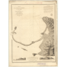 Reproduction carte marine ancienne - 378 - SAINT-MARTIN (île), MARIGOT (Rade) - ATLANTIQUE, ANTILLES (Mer) - (1831 - ?)