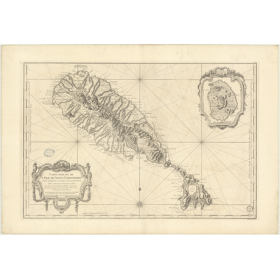 Carte marine ancienne - 379 - SAINT-CHRISTOPHE (île), NIEVES (île), NEVIS (île) - ATLANTIQUE, ANTILLES (Mer) - (1758 - ?)