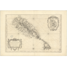 Reproduction carte marine ancienne - 379 - SAINT-CHRISTOPHE (île), NIEVES (île), NEVIS (île) - ATLANTIQUE, ANTILLES (Mer) - (175