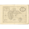 Reproduction carte marine ancienne Shom - 381 - MARIE GALANTE (île), SAINTES (îles) - GUADELOUPE - Atlantique,ANTILLES