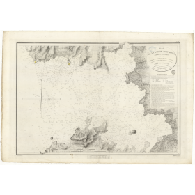 Reproduction carte marine ancienne - 387 - ANTILLES, FORT-ROYAL (Baie) - MARTINIQUE - ATLANTIQUE, ANTILLES (Mer) - (1827 - 1940)