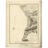 Reproduction carte marine ancienne - 388 - ANTILLES, SAINT-PIERRE (Rade) - MARTINIQUE - ATLANTIQUE, ANTILLES (Mer) - (1827 - 194