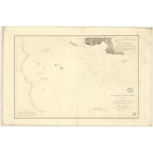 Reproduction carte marine ancienne - 894 - ANTILLES, POINTE-A-PITRE (Baie) - GUADELOUPE - ATLANTIQUE, ANTILLES (Mer) - (1839 - ? Reproduction carte marine ancienne - 894 - ANTILLES, POINTE-A-PITRE (Baie) - GUADELOUPE - ATLANTIQUE, ANTILLES (Mer) - (1839 - ?