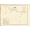 Reproduction carte marine ancienne Shom - 895 - ANTILLES, SAINT-THOMAS (île), SAINT-THOMAS (Port) - VIERGES (îles) - A