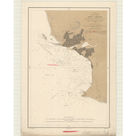 Carte marine ancienne - 2725 - ANTILLES, CARLISLE (Baie) - BARBADE (île), BARBADE (île) - ATLANTIQUE, ANTILLES (Mer) - (1868 - 1