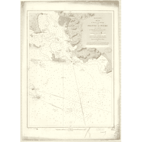 Reproduction carte marine ancienne Shom - 2872 - ANTILLES, pOINTE-A-PITRE (Mouillages) - GUADELOUPE - Atlantique,ANTILLE