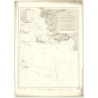 Reproduction carte marine ancienne - 2872 - ANTILLES, POINTE-A-PITRE (Mouillages) - GUADELOUPE - ATLANTIQUE, ANTILLES (Mer) - (1