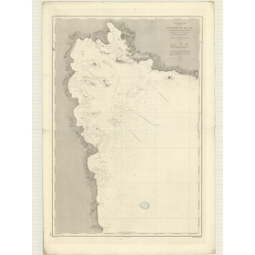 Reproduction carte marine ancienne Shom - 3126 - ANTILLES, pOINTE-A-PITRE (Abords), pETIT CUL de SAC - GUADELOUPE - ATLA