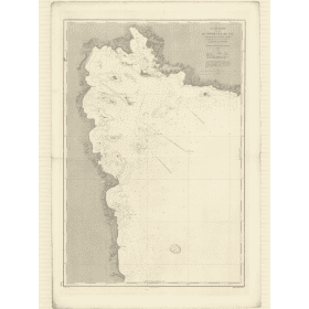 Reproduction carte marine ancienne Shom - 3126 - ANTILLES, pOINTE-A-PITRE (Abords), pETIT CUL de SAC - GUADELOUPE - ATLA