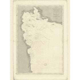 Reproduction carte marine ancienne - 3126 - ANTILLES, POINTE-A-PITRE (Abords), PETIT CUL DE SAC - GUADELOUPE - ATLANTIQUE, ANTIL