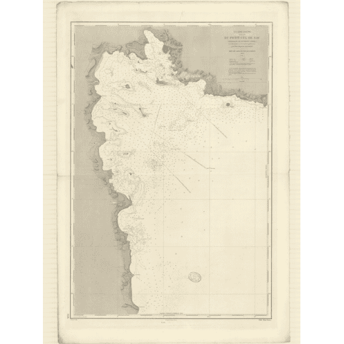 Reproduction carte marine ancienne - 3126 - ANTILLES, POINTE-A-PITRE (Abords), PETIT CUL DE SAC - GUADELOUPE - ATLANTIQUE, ANTIL Reproduction carte marine ancienne - 3126 - ANTILLES, POINTE-A-PITRE (Abords), PETIT CUL DE SAC - GUADELOUPE - ATLANTIQUE, ANTIL