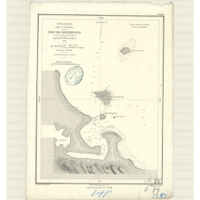 Reproduction carte marine ancienne - 3289 - CHICHIRIVICHI (Port) - VENEZUELA - ATLANTIQUE, AMERIQUE DU SUD (Côte Nord), ANTILLES