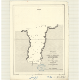 Reproduction carte marine ancienne Shom - 3291 - TURIAMO (Port) - VENEZUELA - Atlantique,AMERIQUE de SUD (Côte Nord),AN