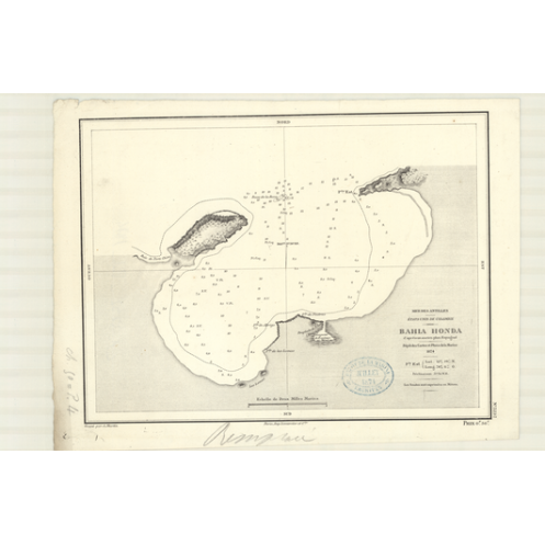 Reproduction carte marine ancienne - 3292 - BAHIA HONDA - COLOMBIE - ATLANTIQUE, AMERIQUE DU SUD (Côte Nord), ANTILLES (Mer) - ( Reproduction carte marine ancienne - 3292 - BAHIA HONDA - COLOMBIE - ATLANTIQUE, AMERIQUE DU SUD (Côte Nord), ANTILLES (Mer) - (
