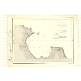 Reproduction carte marine ancienne Shom - 3302 - CARRETO (Port) - pANAMA,COLOMBIE - Atlantique,AMERIQUE de SUD (Côte No