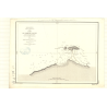 Carte marine ancienne - 3304 - PORTO SANTO (Anses) - VENEZUELA - ATLANTIQUE, AMERIQUE DU SUD (Côte Nord), ANTILLES (Mer) - (1874