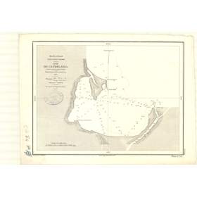 Reproduction carte marine ancienne - 3306 - CANDELARIA (Baie) - COLOMBIE - ATLANTIQUE, AMERIQUE DU SUD (Côte Nord), ANTILLES (Me