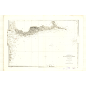 Carte marine ancienne - 3419 - ANTILLES, pOINTE, A, pITRE, d'SIRADE - GUADELOUPE - Atlantique, ANTILLES