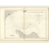 Reproduction carte marine ancienne Shom - 3466 - ANTILLES, CAYES (Baie) - SAINT-DOMINGUE,HAITI (Côte Sud) - Atlantique,