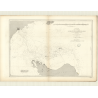 Reproduction carte marine ancienne - 3466 - ANTILLES, CAYES (Baie) - SAINT-DOMINGUE, HAITI (Côte Sud) - ATLANTIQUE, ANTILLES (Me