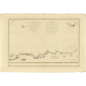 Carte marine ancienne - 838 - ALGER, GALITE (île) - ALGERIE, TUNISIE, SARDAIGNE - MEDITERRANEE, AFRIQUE (Côte Nord) - (1836 - 18