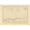 Reproduction carte marine ancienne - 838 - ALGER, GALITE (île) - ALGERIE, TUNISIE, SARDAIGNE - MEDITERRANEE, AFRIQUE (Côte Nord)