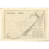 Reproduction carte marine ancienne Shom - 872 - ALEXANDRIE (Port), ALEXANDRIE (Mouillages) - EGYPTE - MEDITERRANEE,AFRIQ