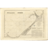 Reproduction carte marine ancienne - 872 - ALEXANDRIE (Port), ALEXANDRIE (Mouillages) - EGYPTE - MEDITERRANEE, AFRIQUE (Côte Nor