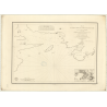 Reproduction carte marine ancienne Shom - 886 - SALAMINE (Détroit) - GRECE - MEDITERRANEE,EGEE (Mer) - (1838 - ?)