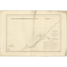Reproduction carte marine ancienne - 896 - ALEXANDRIE (Abords) - EGYPTE - MEDITERRANEE, AFRIQUE (Côte Nord) - (1839 - ?)