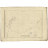 Reproduction carte marine ancienne - 917 - SARDAIGNE (Côte Nord-Ouest), DELL'ASINARA (Golfe) - MEDITERRANEE - (1840 - 1888)