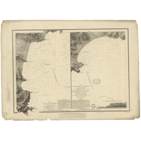 Carte marine ancienne - 969 - PROVENCE, BORMES (Rade) - FRANCE (Côte Sud) - MEDITERRANEE - (1842 - 1904)