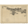 Reproduction of old nautical chart - 979 - GIENS (Presqu'île), AIGLE (Bec) - FRANCE (Côte Sud) - MEDITERRANEE - (1843 - 1911)