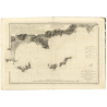 Reproduction carte marine ancienne Shom - 980 - CAMARAT (Cap), GIENS (Presqu'île) - FRANCE (Côte Sud) - MEDITERRANEE -