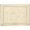 Reproduction carte marine ancienne - 983 - CORSE, LIVOURNE, TIBRE (Embouchure) - ITALIE (Côte Ouest) - MEDITERRANEE, TYRRHENIENN