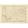 Carte marine ancienne - 984 - SICILE (Canal), SICILE - TUNISIE - MEDITERRANEE - (1843 - ?)