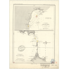 Reproduction carte marine ancienne Shom - 2871 - BALEARES (îles), MAJORQUE (île), pALMA (Port) - MEDITERRANEE - (1870